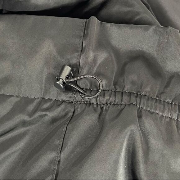 Adidas Black 7/8 Satin Wide Leg Drawcord Athleisure Pants Size Small - Picture 4 of 12